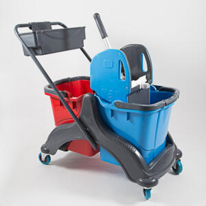 CARRELLO IN PLASTICA 2 SECCHI 25+25LT