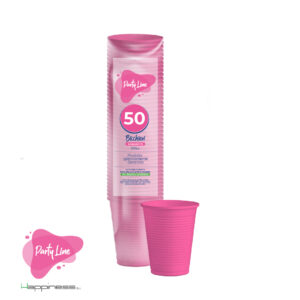 BICCHIERE 200CC 50PZ FUCSIA
