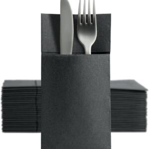 TOVAGIOLI AIR LAID 40X40 50PZ TASCA NERO
