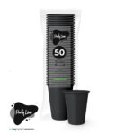 BICCHIERE 200CC 50PZ NERI