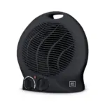 STUFA DA BAGNO TONDA NERA 2000WATT