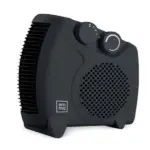 STUFA DA BAGNO QUADRATA NERA 2000WATT