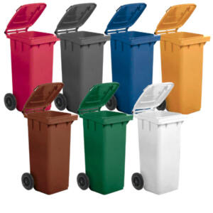 BIDONE CARRELLATO 240LT