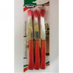 COLTELLO TAVOLA ROSSO 6PZ