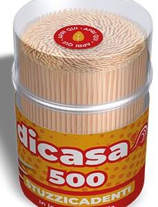 STUZZICADENTI BARATTOLO 500PZ
