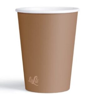 BICCHIERI CARTA 75ML 100PZ MARRONE