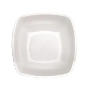 PIATTO DESSERT QUAD. TRASP. 18CM 15PZ