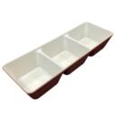 PIATTO TRIPLO SNACK 26X10CM