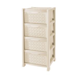 CASSETTIERA ARIANNA 4 CASSETTI angora