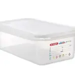 Contenitore GN 1/3 in polipropilene h100mm c/cop ermetico