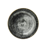 BLACK ROUND PIATTO PIANO CM.26