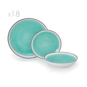 SET 18 PIATTI ARCHAZENA SALVIA