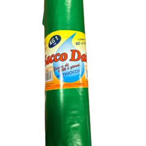 Sacchi Immondizia 90x120cm Verde – Confezione 1 kg