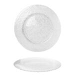 SOTTO PIATTO VETRO 33CM TRASPARENTE