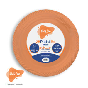 PIATTO PIANO 20PZ ARANCIO
