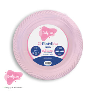 PIATTO PIANO 20PZ ROSA