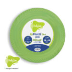 PIATTO PIANO 20PZ VERDE LUSSY