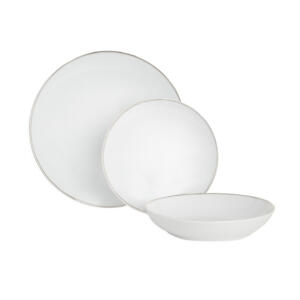 SET 18 PIATTI FILO PLATINO