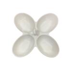 PIATTO SNACK 4 SEZIONI 20X20X8