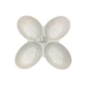 PIATTO SNACK 4 SEZIONI 20X20X8