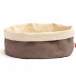 PORTA PANA OVALE GRIGIO 20X18CM