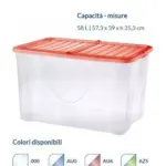 DODO BOX 60lt C/COPERCHIO PIEG