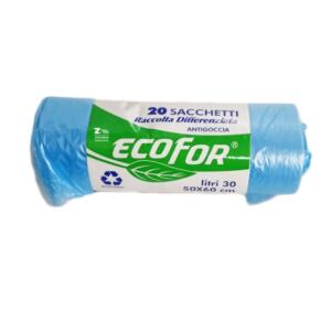 ECOFOR SACCO 50X60 20PZ CELESTE