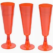 BICCHIERE FLUT 6PZ ROSSO