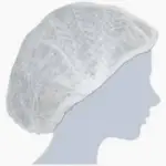 CUFFIA PLISSE BIANCA 100PZ