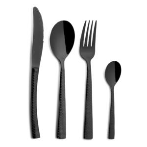 Set Posate 24 Pezzi Hydraulic Black - Comas