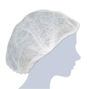 CUFFIA PLISSE BIANCA 100PZ