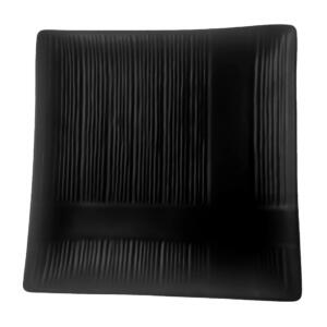Piatto Melamina 20x20cm Nero