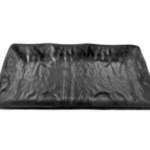 Vassoio Melamina 20,3x12,6cm Nero Organic