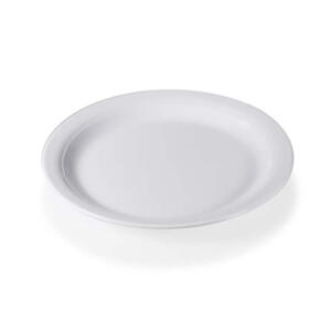 Piatto Piano Melamina 21cm Bianco